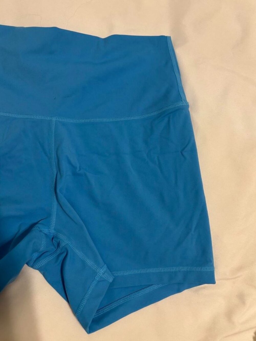 Blue Biker Shorts